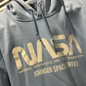 Gildan Light Blue NASA Hoodie